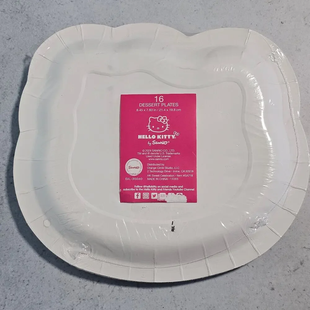 Hello Kitty SANRIO Sweet Dessert Plates & Guest Towels Napkins Party Supplies